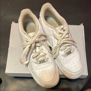 Kids White Nike Sneakers